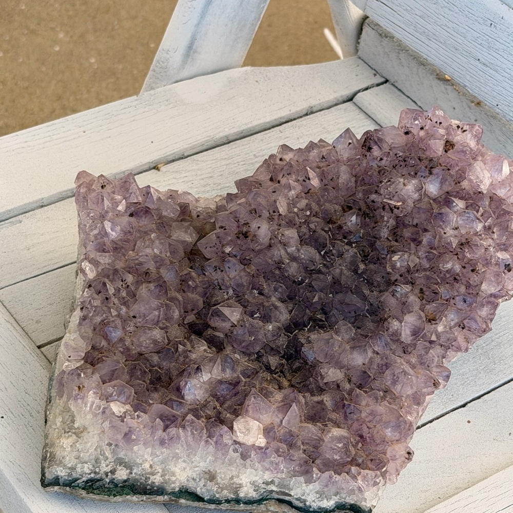 Purple Amethyst Crystal Geode Cluster